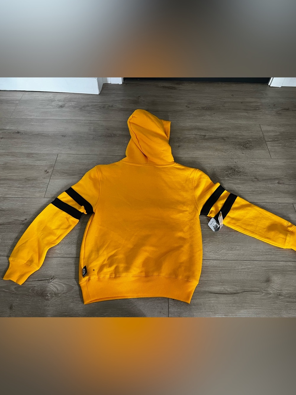 Kids Yellow Pittsburgh Steelers Hoodie - Picture 3 of 5